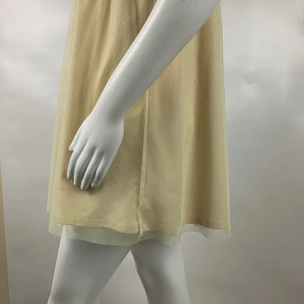 3For$20 Tital Girl XXL 20 1/2 Plus Gold Dress
